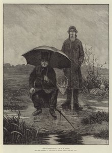 Grote verwachtingen, uit de tentoonstelling van de Society of British Artists door Walter Dendy Sadler